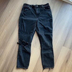 A&F Curve Love The Skinny High Rise Black Jeans